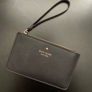 Black Kate Spade Wallet, Wristlet